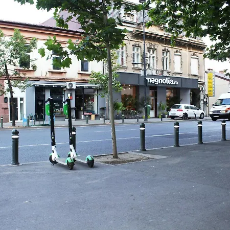 Floreasca 2 Room Apartment, Sleeps 3 Daire